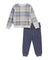 Plaid & Thermal Pant Set - Denny's