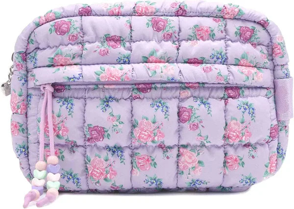 Floral Print Scrunch Pouch - Denny's