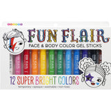 Fun Flair Face & Body Color Gel Sticks - Denny's