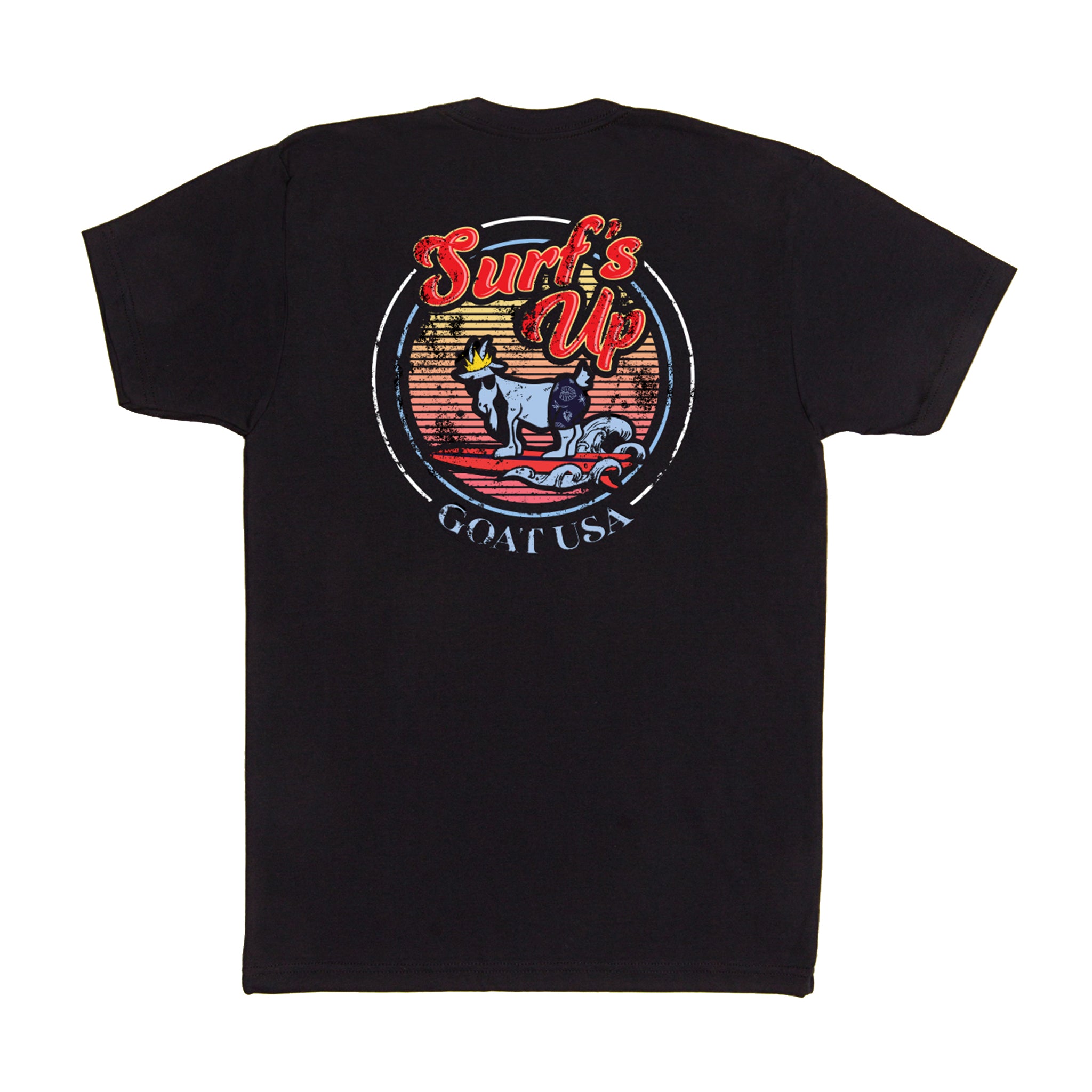 Surfs Up Goat Tee - Denny's