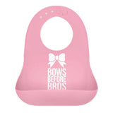 Bows Before Bros Bib