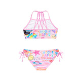 2pc Allover Print Bikini