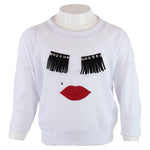 Long Sleeve Sweatshirt with Eyelash - Denny's