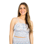 Ditsy Floral Smock Ruffle Cami - Denny's