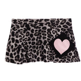 Heart Patch Leopard Skort - Denny's