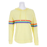 Long Sleeve Hoodie With Chest Stripe - Denny's