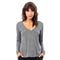 Slinky Jersey V-Neck Tee - Denny's