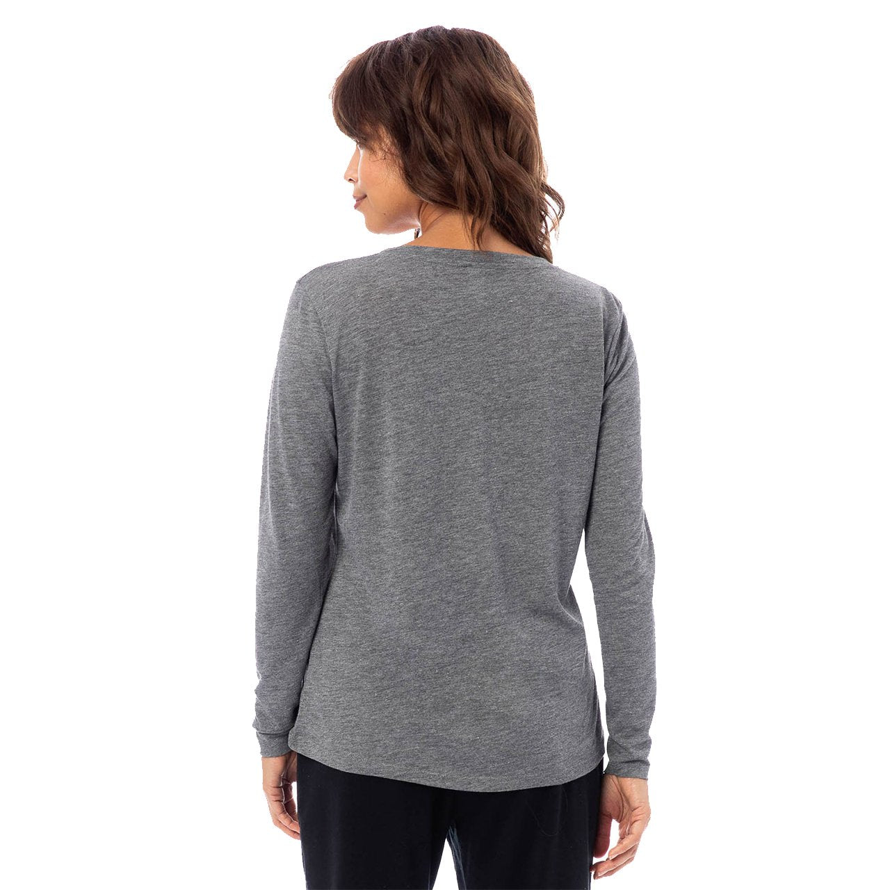 Slinky Jersey V-Neck Tee - Denny's