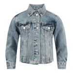 Perfect Places Destructed Denim Jacket - Denny's
