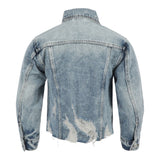 Perfect Places Destructed Denim Jacket - Denny's