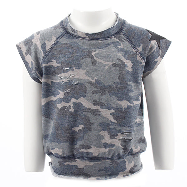 Camo Cut Off Tee - Denny's