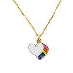 Rainbow Heart Necklace - Denny's