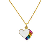 Rainbow Heart Necklace - Denny's