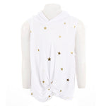 Short Sleeve Hoody with Gold Stars - Denny's