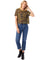 Camo Short Sleeve Crop Tee - Denny's