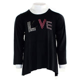 Long Sleeve High Low With Love - Denny's