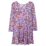 Old Rose Fit & Flare Dress - Denny's