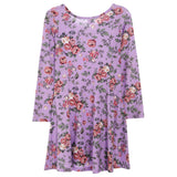 Old Rose Fit & Flare Dress - Denny's