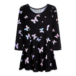 Butterflies Fit & Flare Dress - Denny's
