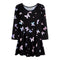 Butterflies Fit & Flare Dress - Denny's