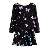 Butterflies Fit & Flare Dress - Denny's