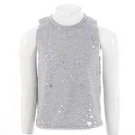 Long Sleeve Top with Foil Star - Denny's