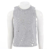 Long Sleeve Top with Foil Star - Denny's