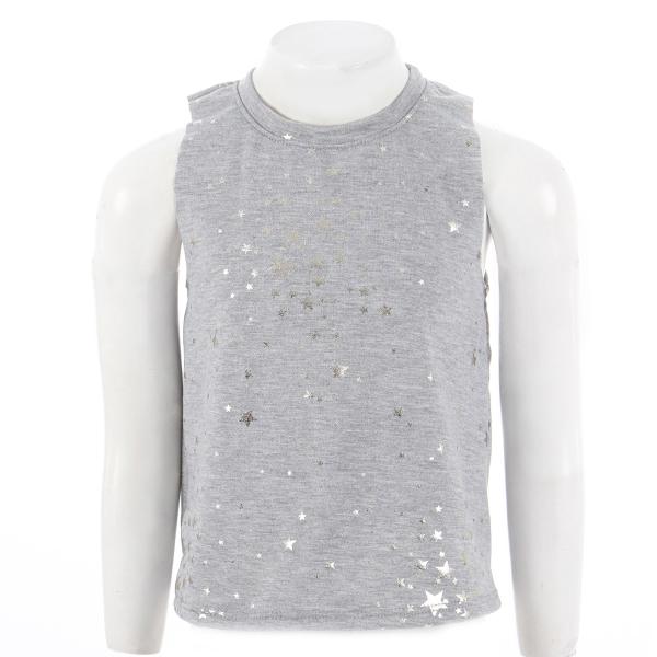 Long Sleeve Top with Foil Star - Denny's
