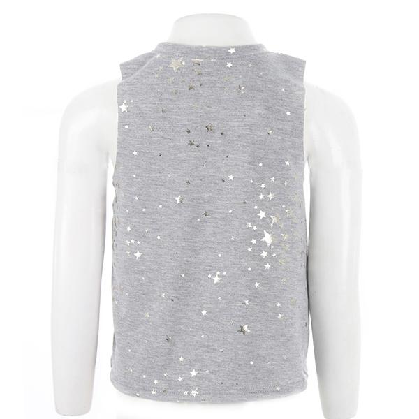 Long Sleeve Top with Foil Star - Denny's