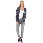 Adrian Stars Fleece Zip Hoodie - Denny's