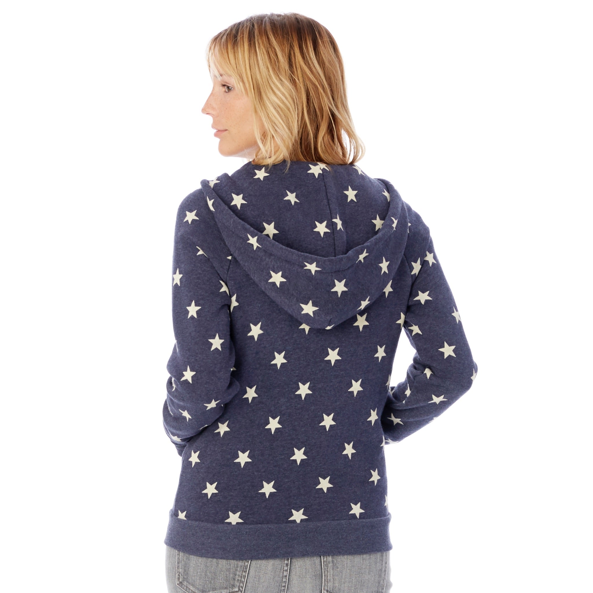 Adrian Stars Fleece Zip Hoodie - Denny's