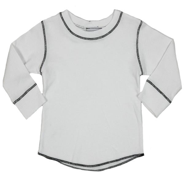 White Thermal with Black Stitching - Denny's