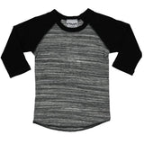 Raglan Black Sleeve Space Dye - Denny's