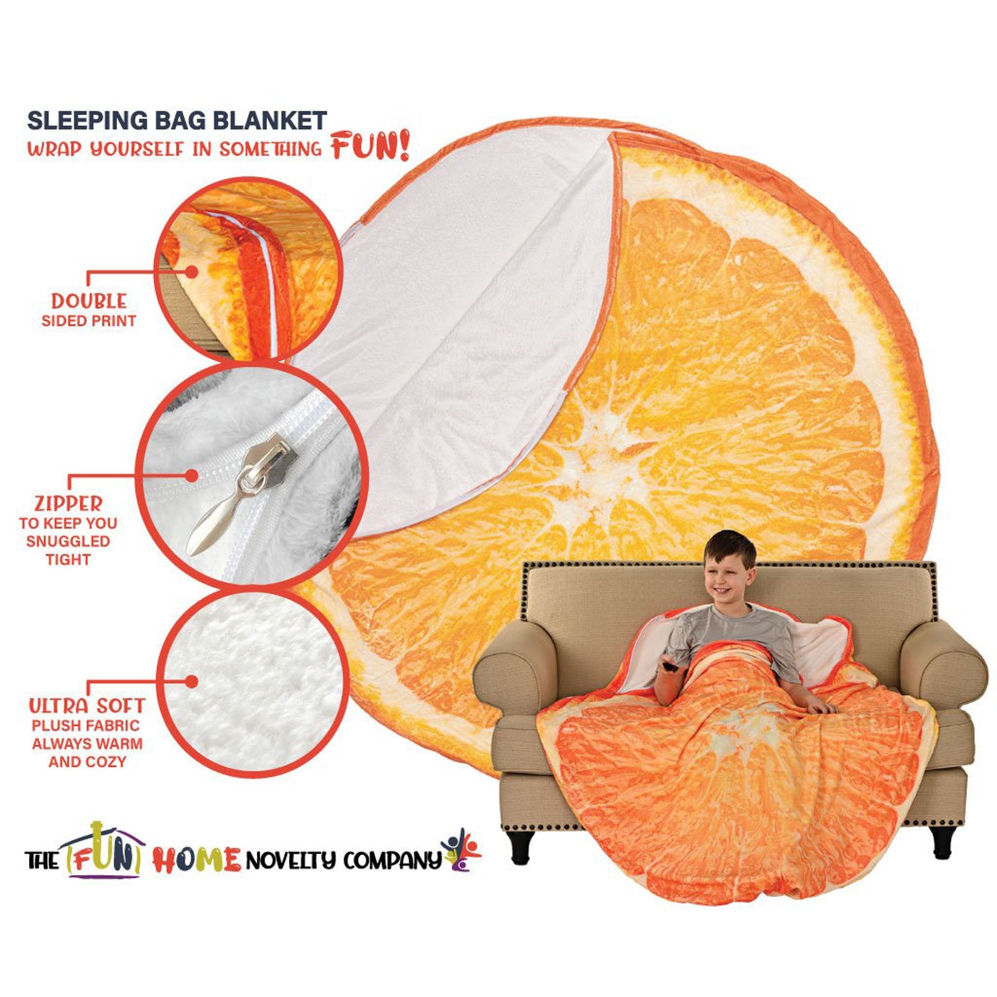 Orange Cozy Blanket - Denny's