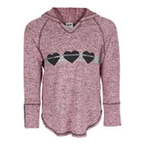 Long Sleeve Hoody with Hearts - Denny's
