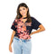 S/S Bleached Syracuse Crop Tee - Denny's