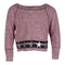 Long Sleeve Top with Charcoal Stripe & Silver Stars - Denny's