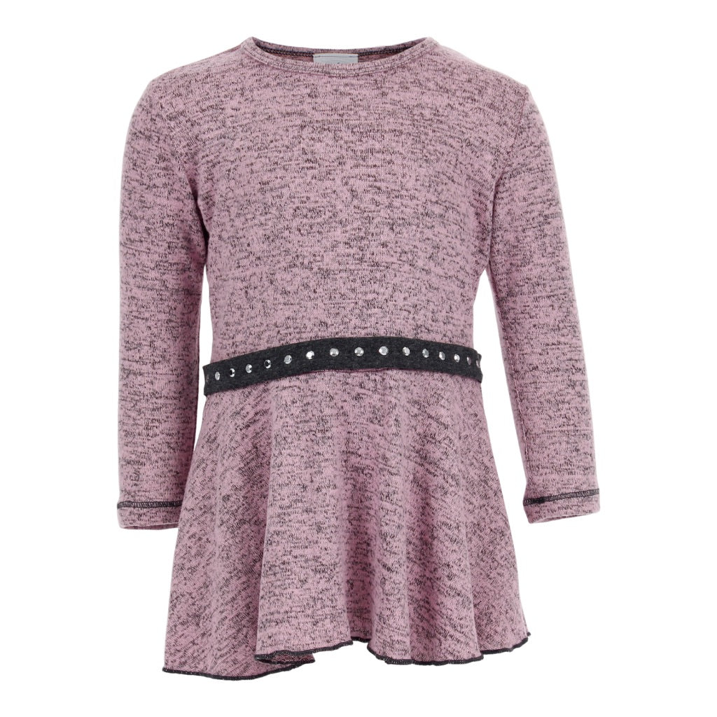 Long Sleeve Dress with Studded Belt - Denny's