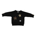 Sweatshirt with Animal Print Stars - Denny's