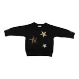 Sweatshirt with Animal Print Stars - Denny's