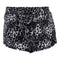 Black Cheetah Wrap Tie Front Short - Denny's