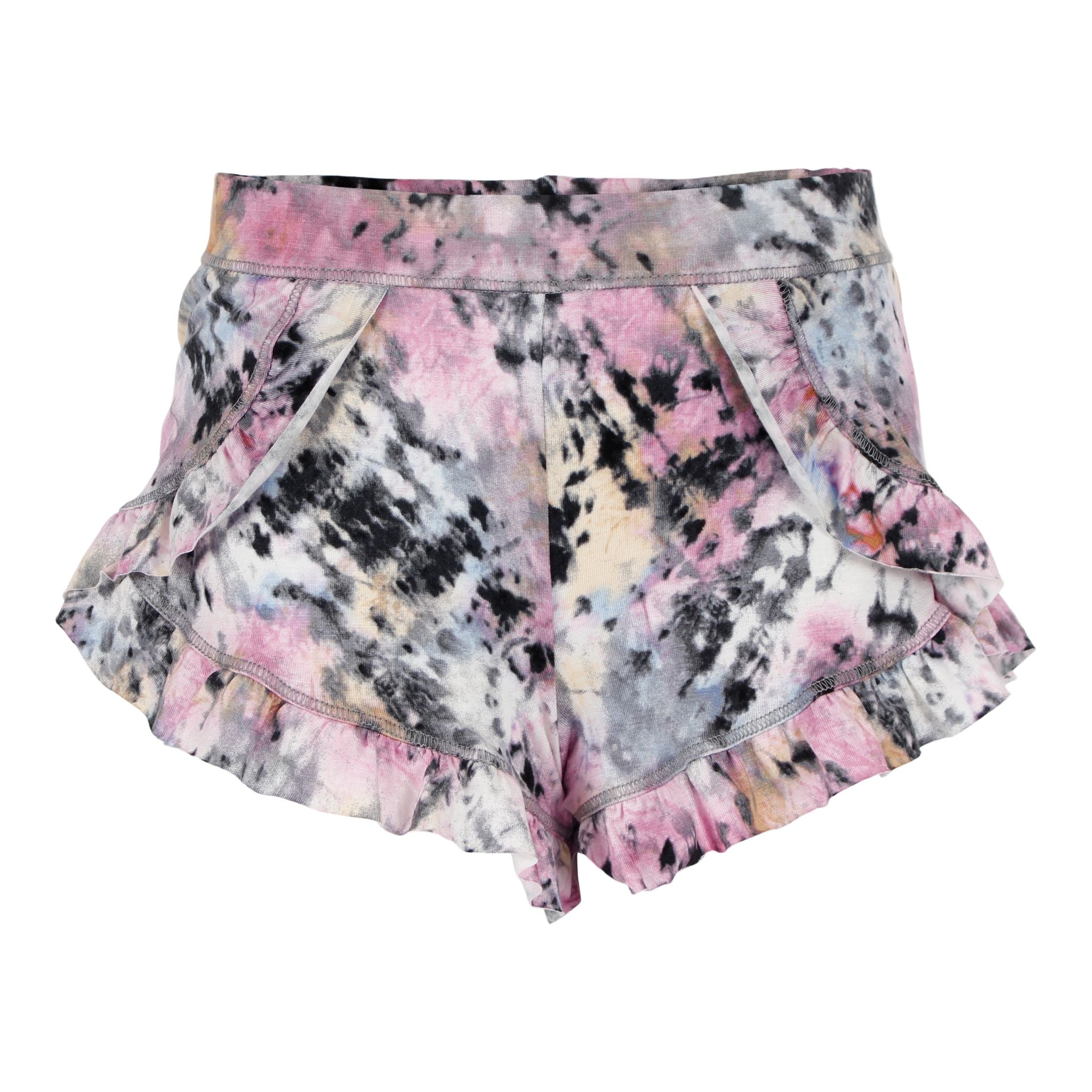 Ruffle Wrap Pastel Short - Denny's