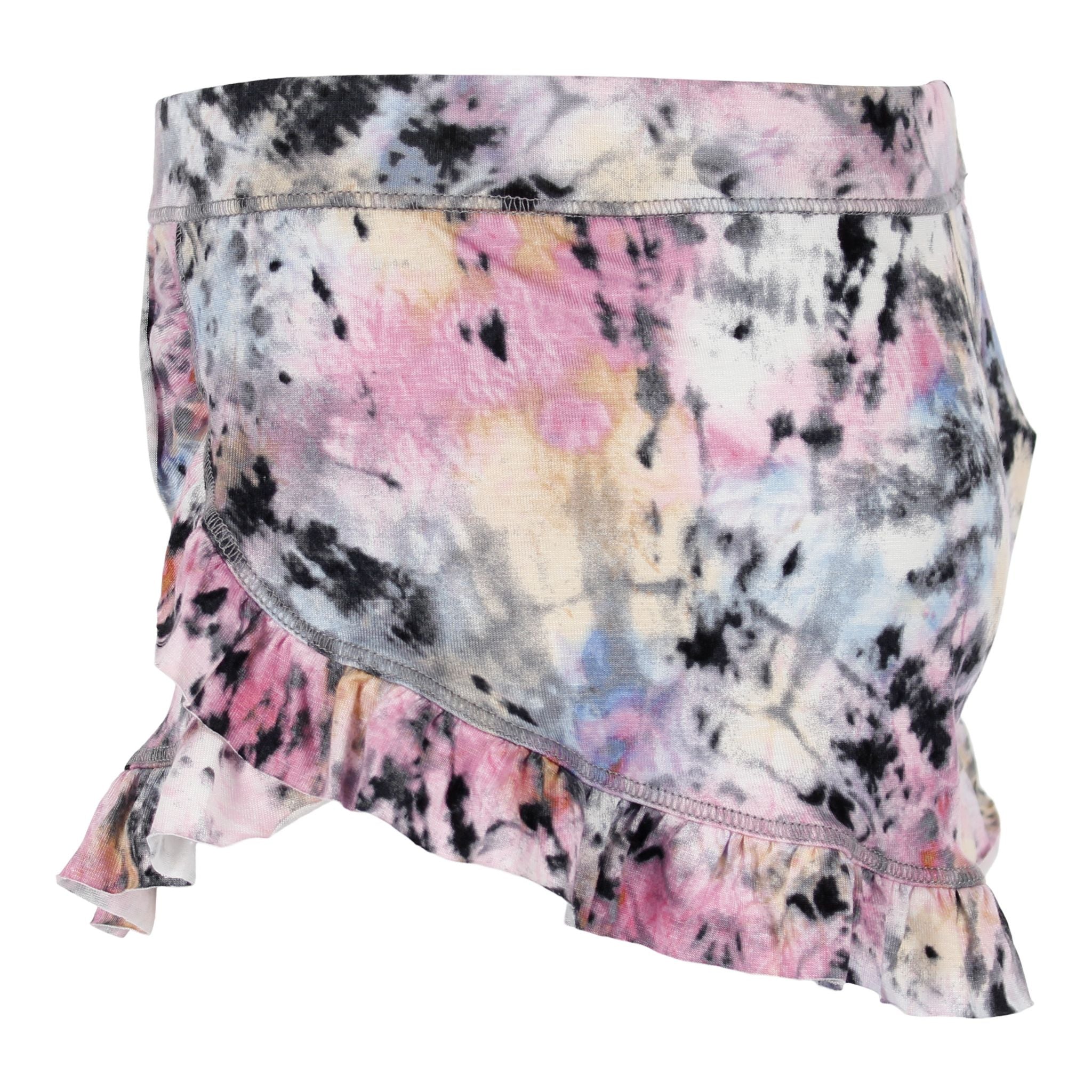 Ruffle Wrap Pastel Short - Denny's