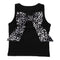 Black Tank with Leopard Bow - Denny's