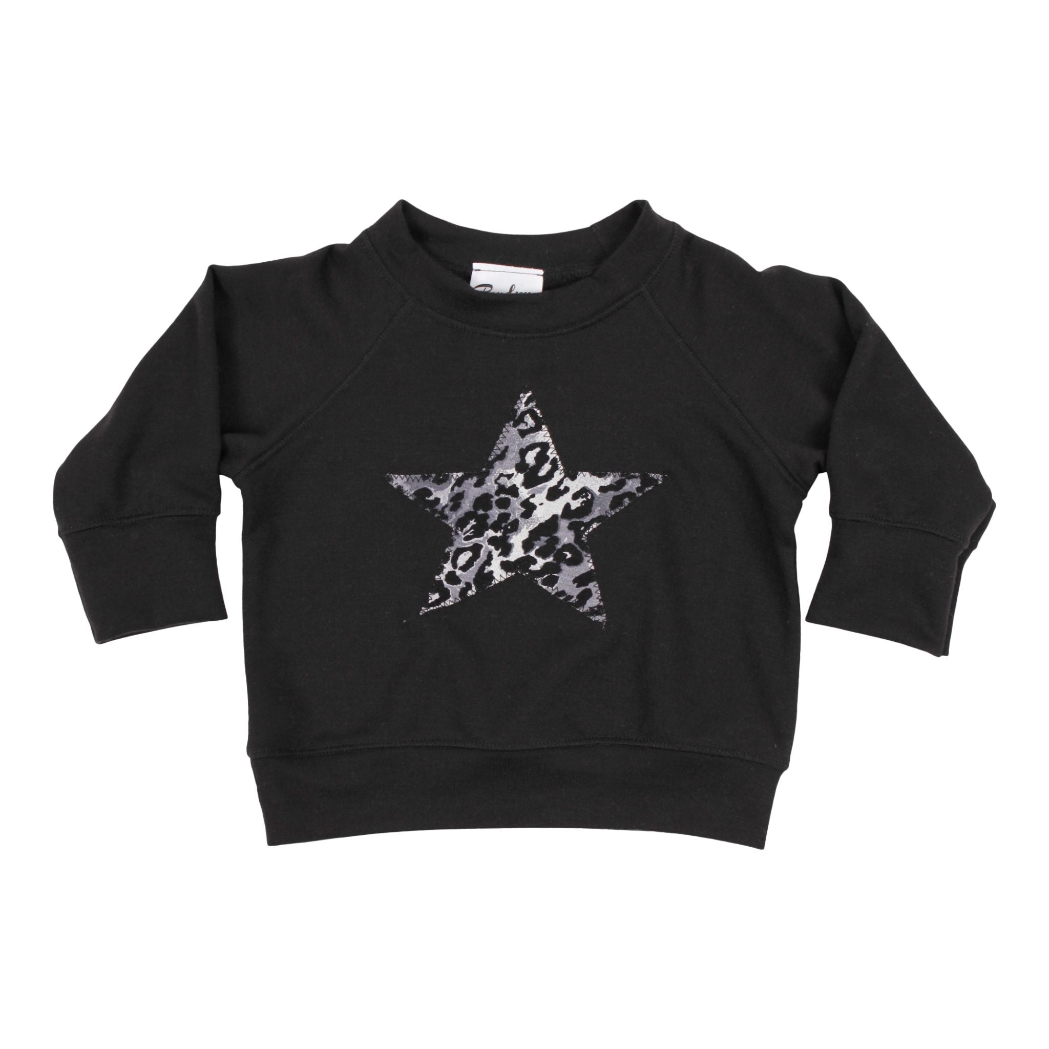 Long Sleeve Sweatshirt with Leopard Star - Denny's