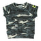 Short Sleeve Camo Sweatshirt - Denny's