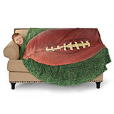 Football Circle Cozy Blanket - Denny's