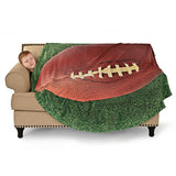 Football Circle Cozy Blanket - Denny's