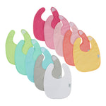 10 Pack Pink Bibs - Denny's