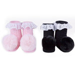 2 Pack Lace Pom Pom Rattle Sock - Denny's